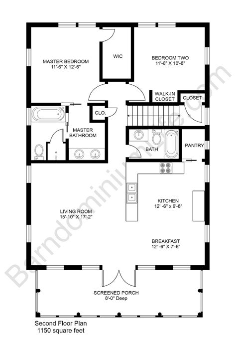 2 bedroom 2 bath open floor plans metal house|barndominium house plans.